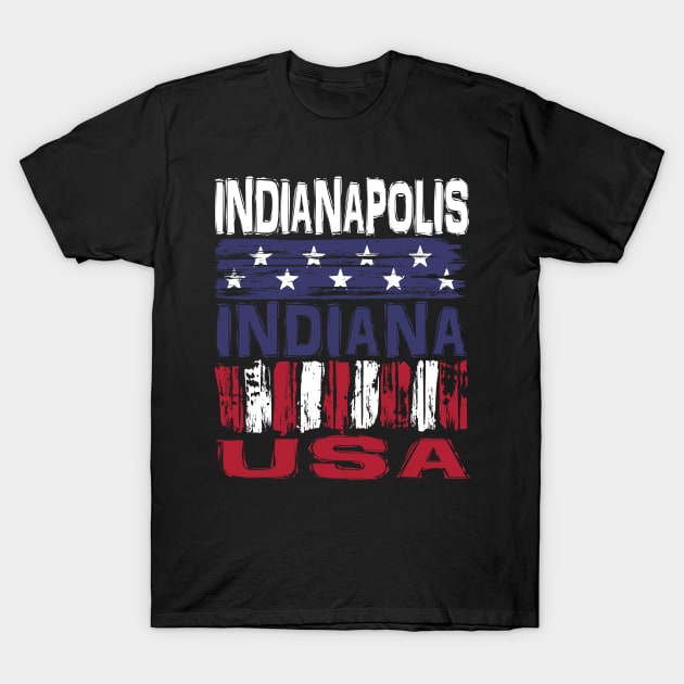 Indianapolis Ohio USA T-Shirt T-Shirt by Nerd_art